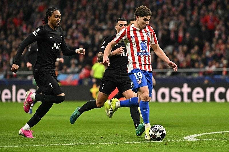 马竞5-2热刺 阿尔瓦雷斯双响